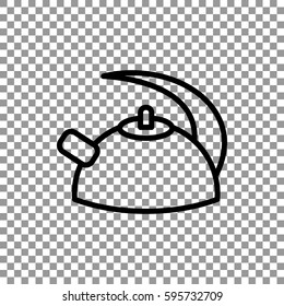 Kettle Icon Flat.