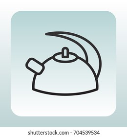 Kettle Icon Flat.