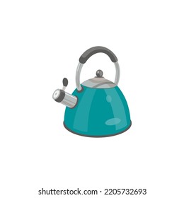 Kettle icon flat style design. Kettle vector illustration. isolated on white background.