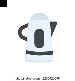 kettle icon flat style vector