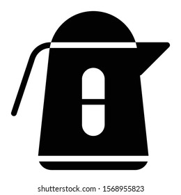 kettle icon glyph vector design 