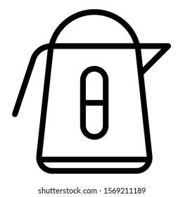 kettle icon glyph vector design 