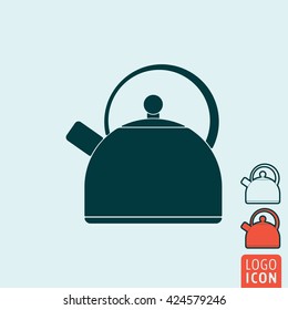 Kettle icon. Handle kettle symbol. Vector illustration