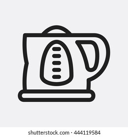 Kettle icon illustration isolated vector sign symbol