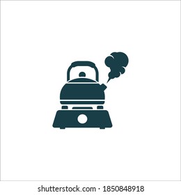 
kettle icon illustration simple design element vector logo template
