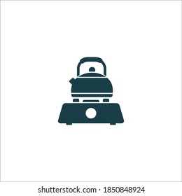 
kettle icon illustration simple design element vector logo template