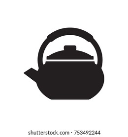 Kettle icon, isolated. Flat  design