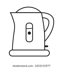 Kettle icon isolated on white background. Vector Illustration