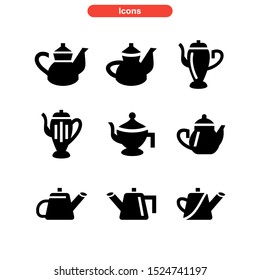 kettle icon isolated sign symbol vector illustration - Collection of high quality black style vector icons
