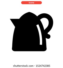 kettle icon isolated sign symbol vector illustration - high quality black style vector icons
