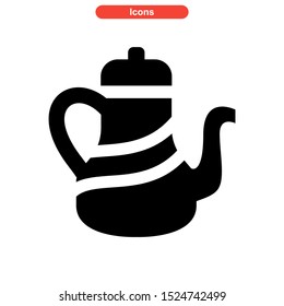 kettle icon isolated sign symbol vector illustration - high quality black style vector icons
