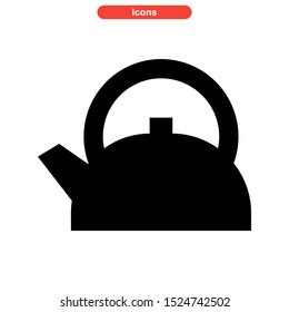 kettle icon isolated sign symbol vector illustration - high quality black style vector icons
