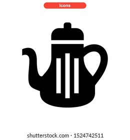 kettle icon isolated sign symbol vector illustration - high quality black style vector icons
