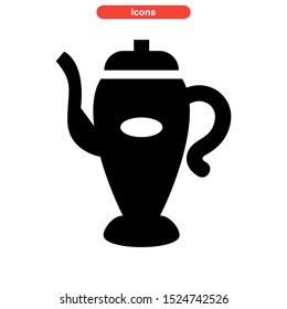 kettle icon isolated sign symbol vector illustration - high quality black style vector icons
