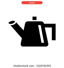 kettle icon isolated sign symbol vector illustration - high quality black style vector icons
