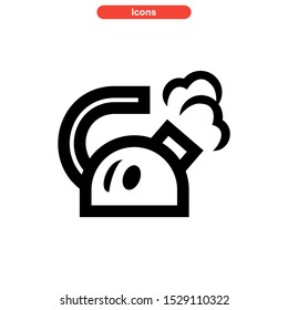 kettle icon isolated sign symbol vector illustration - high quality black style vector icons
