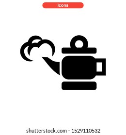kettle icon isolated sign symbol vector illustration - high quality black style vector icons
