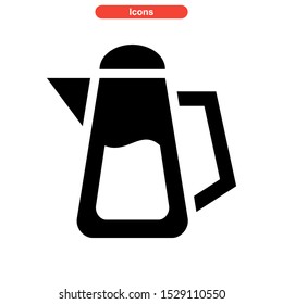 kettle icon isolated sign symbol vector illustration - high quality black style vector icons
