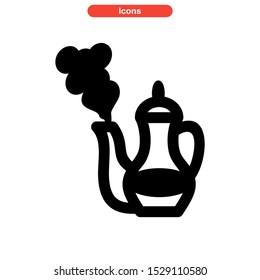 kettle icon isolated sign symbol vector illustration - high quality black style vector icons
