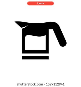 kettle icon isolated sign symbol vector illustration - high quality black style vector icons
