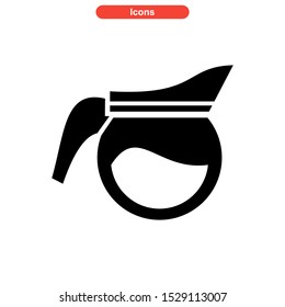 kettle icon isolated sign symbol vector illustration - high quality black style vector icons
