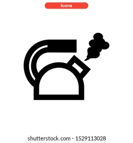 kettle icon isolated sign symbol vector illustration - high quality black style vector icons
