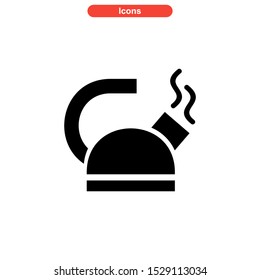 kettle icon isolated sign symbol vector illustration - high quality black style vector icons
