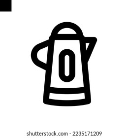 kettle icon line style vector