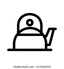 kettle icon or logo isolated sign symbol vector illustration - high quality black style vector icons
