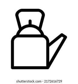 kettle icon or logo isolated sign symbol vector illustration - high quality black style vector icons
