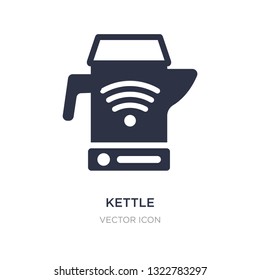 kettle icon on white background. Simple element illustration from Future technology concept. kettle sign icon symbol design.