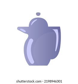 kettle icon on a white background, vector illustration