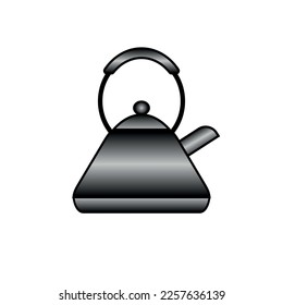 Kettle icon on white background.