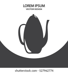 Kettle icon. Simple design for web and mobile