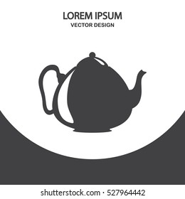 Kettle icon. Simple design for web and mobile