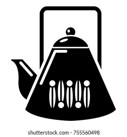 Kettle icon. Simple illustration of kettle vector icon for web