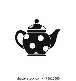Kettle icon in simple style isolated on white background. Dishes symbol