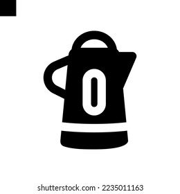 kettle icon solid style vector