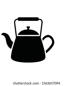 Kettle icon tea pot vector icon illustration eps 10