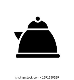 kettle icon, teapot symbol for web and mobile phone in outline style on white background