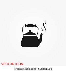 Kettle icon vector