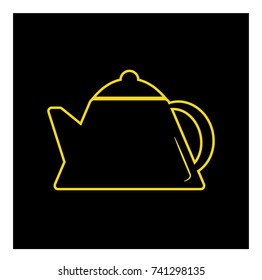 kettle icon vector