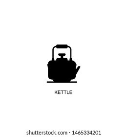 kettle icon vector black design