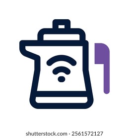 kettle icon. vector dual tone icon for your website, mobile, presentation, and logo design.