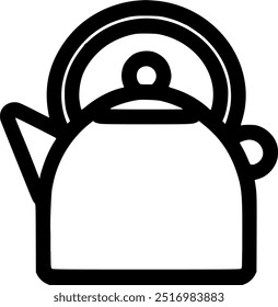Kettle icon vector, filled flat sign, solid pictogram isolated on sign, symbol, vector, art