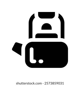 kettle icon. vector glpyh icon for your website, mobile, presentation, and logo design.