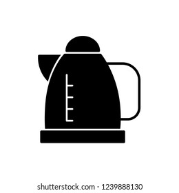 kettle icon vector glyph style. coffee icon vector