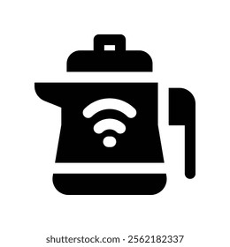 kettle icon. vector glyph icon for your website, mobile, presentation, and logo design.