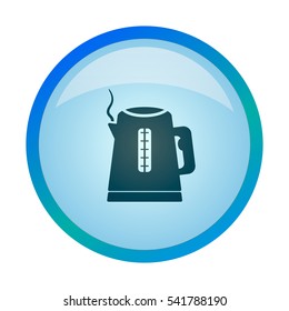 Kettle icon. Vector illustration.