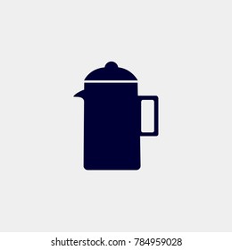 kettle icon, Vector illustration. tea pot icon vector